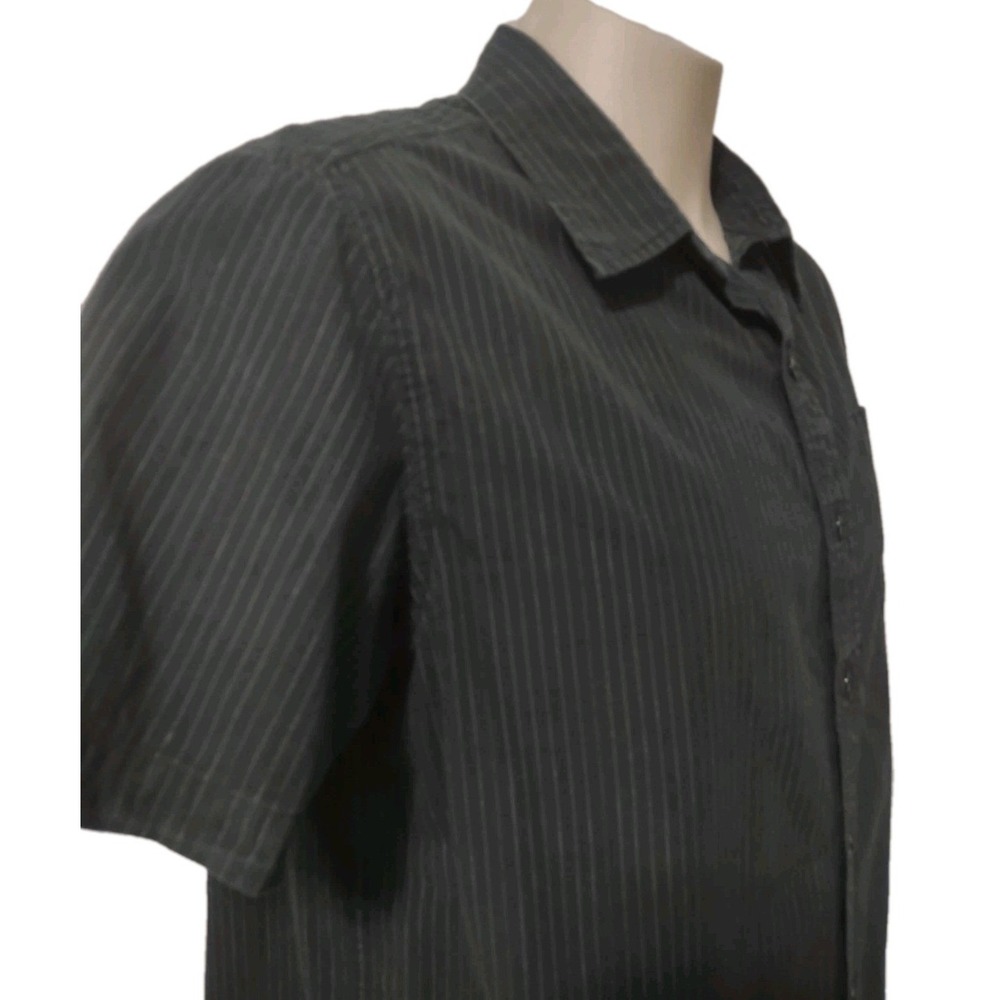 Tony Hawk Shirt Mens Size XL Button Down Short Sleeve Collared Pocket Logo Black - Picture 13 of 14